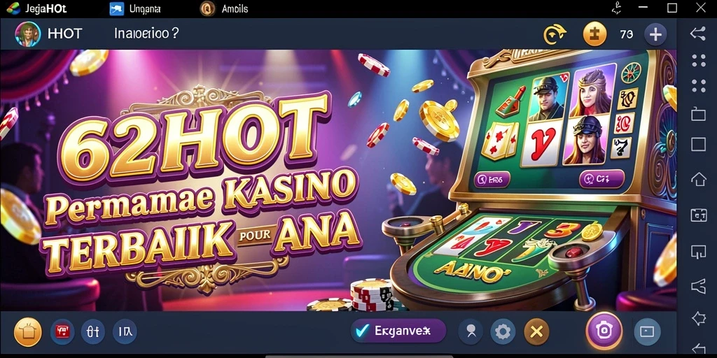 Gameplay menarik dari 62HOT dengan berbagai permainan Kasino.