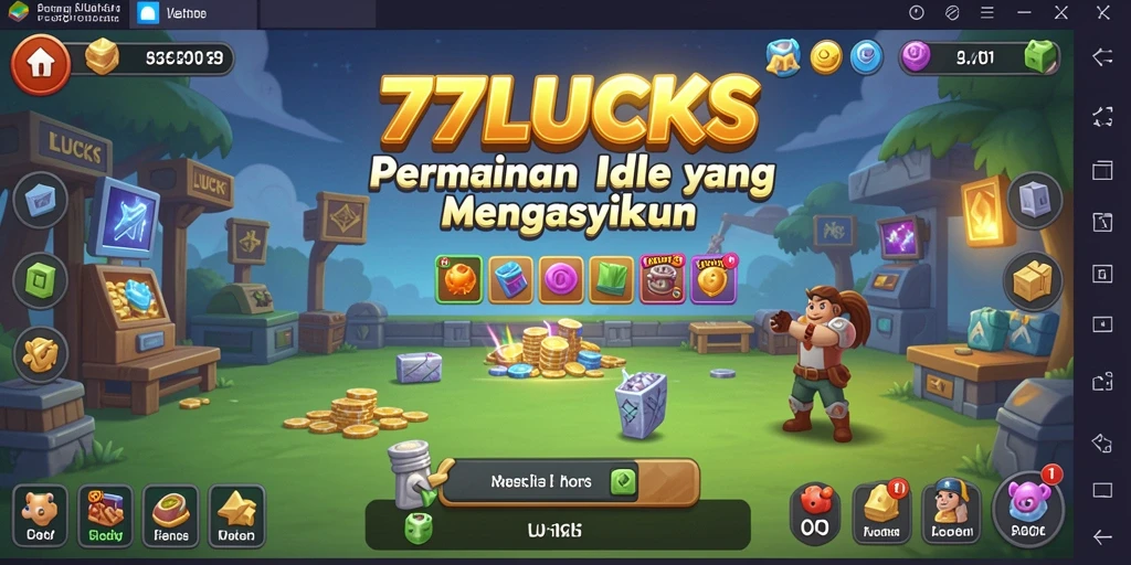 Tampilan gameplay <strong>77LUCKS</strong> yang menarik dan interaktif.