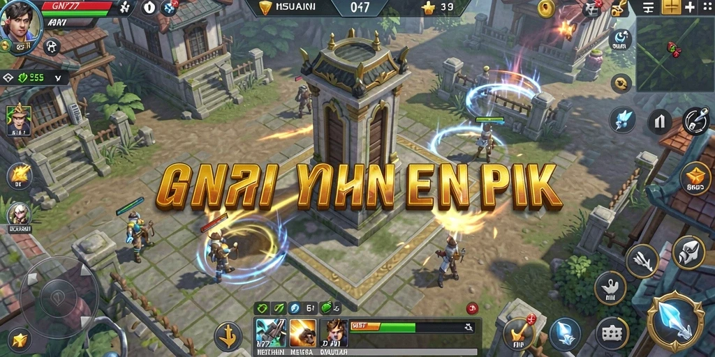 Gameplay menara pertahanan yang intens dan mendebarkan di GN777.