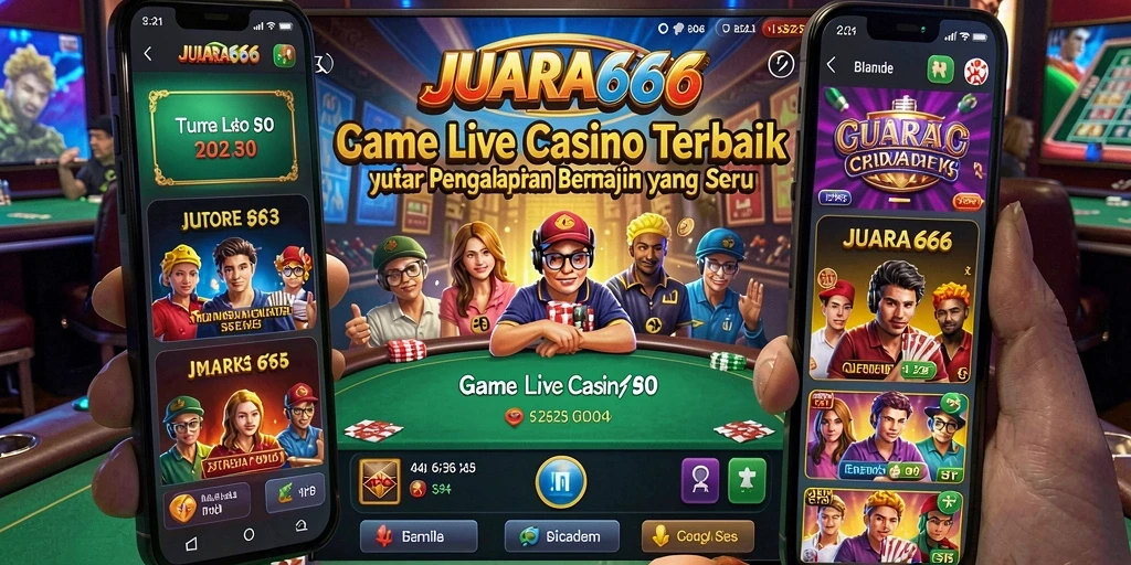 Tampilan utama JUARA666 saat bermain Live Casino yang mendebarkan.
