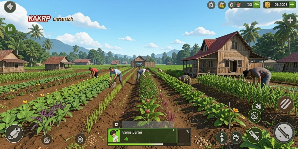 Tampilan gameplay KAKRP yang seru dan menarik.
