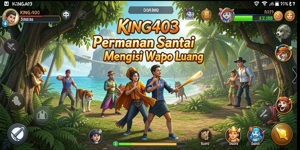 Tangkapan layar utama KING403 menunjukkan aksinya yang penuh warna dan menyenangkan.