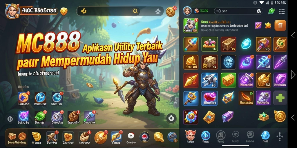 Screenshot MC888 menampilkan antarmuka yang ramah pengguna dan fitur yang mudah diakses.