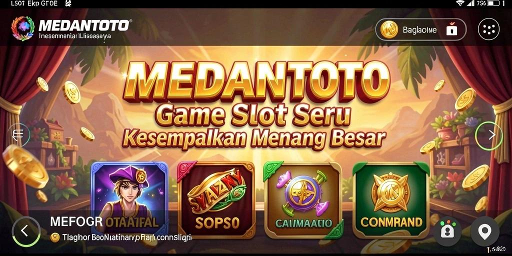 Tampilan gameplay menarik dari game Slot MEDANTOTO.