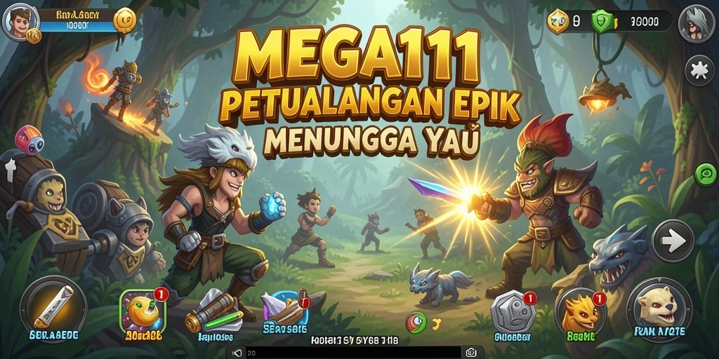 Tampilan gameplay MEGA111 yang menegangkan dan menawan.