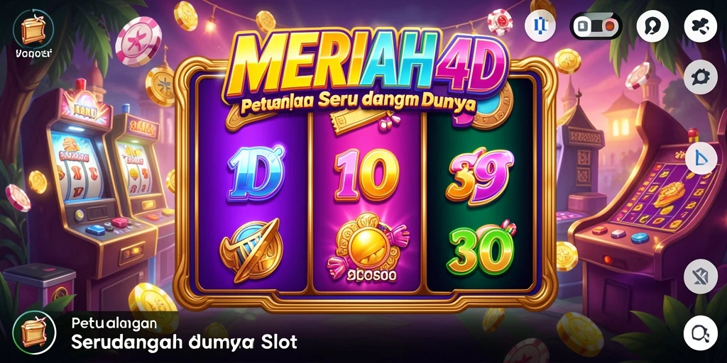 Tampilan gameplay slot yang menarik dan menghibur di MERIAH4D.