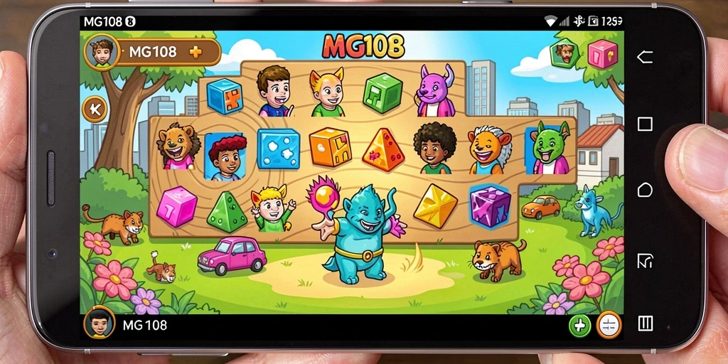 Gameplay menantang dan menyenangkan dalam MG108.