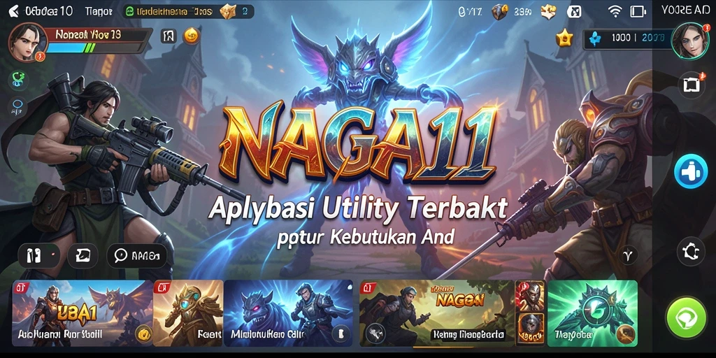 Tampilan utama NAGA11 yang intuitif dan bersih, siap membantu Anda.