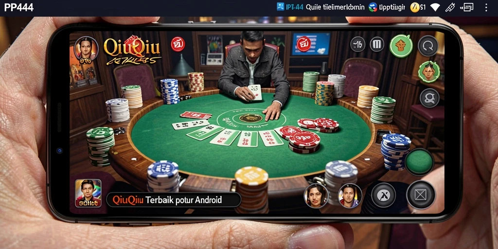 Tampilan gameplay menegangkan dari PP444 saat bermain QiuQiu.
