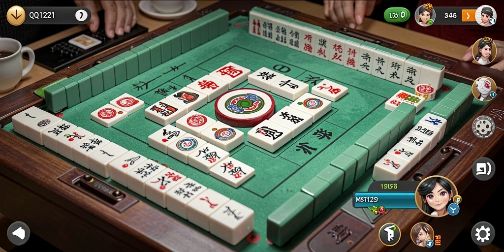 Tampilan gameplay menarik dari QQ1221 yang penuh warna.