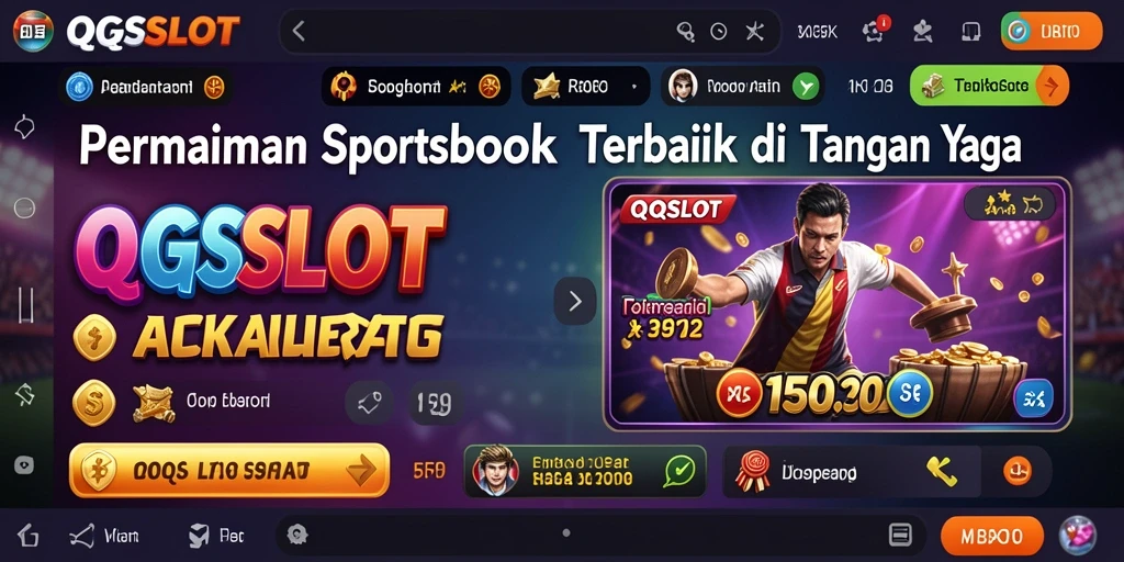 Screenshot QQSLOT menampilkan gameplay taruhan olahraga yang menarik.