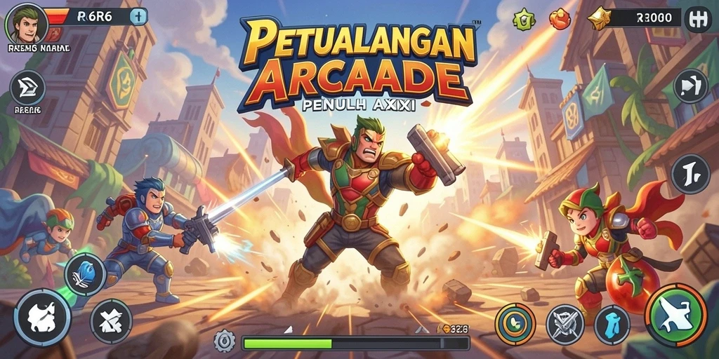 Tampilan gameplay R6R6 yang dinamis dan penuh aksi.