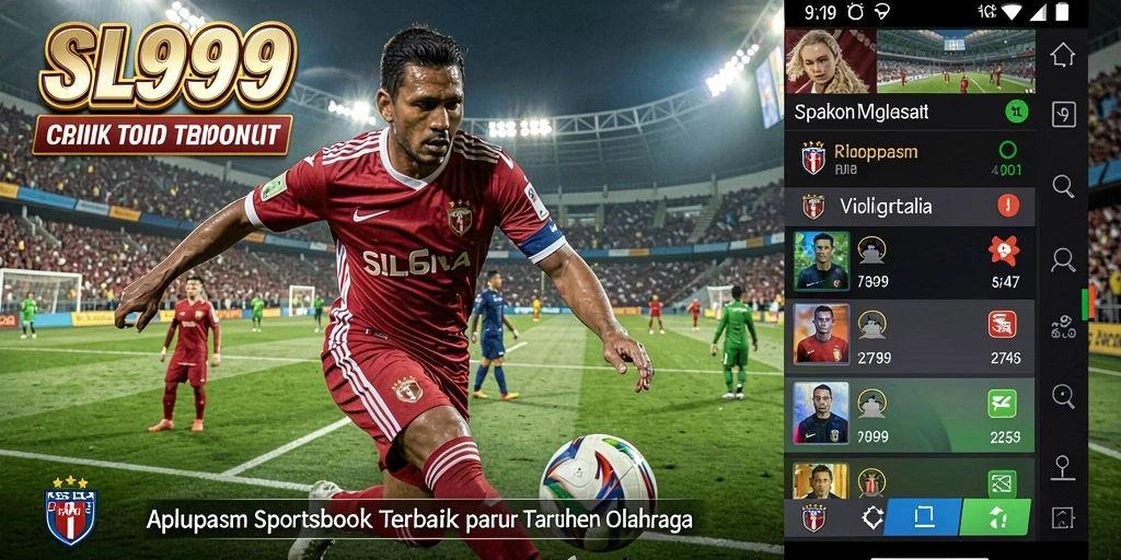Tampilan screenshot SL999 menunjukkan antarmuka taruhan olahraga yang menarik.