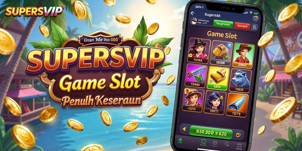 Tampilan menarik dari gameplay Slot SUPERSVIP yang menegangkan.