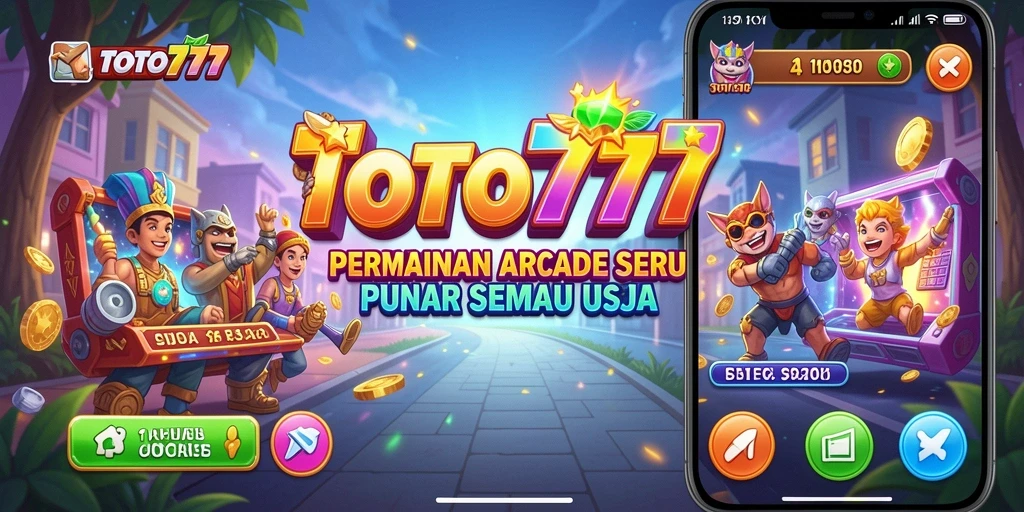 Menampilkan gameplay seru dari game Arcade TOTO777.