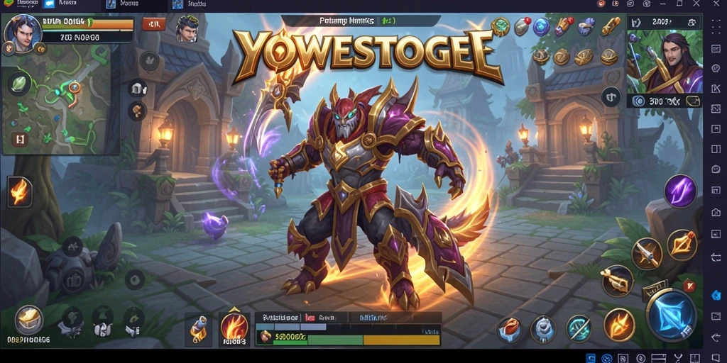 Gambaran gameplay YOWESTOGEL yang menakjubkan dan dinamis.
